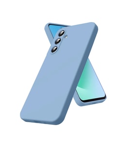 Samsung Galaxy S25 FE Kılıf Biye Yumuşak Silikon Case (Mavi)