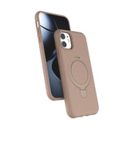iPhone 11 Regal Magsafe Standlı Kapak - Çöl Titanyum