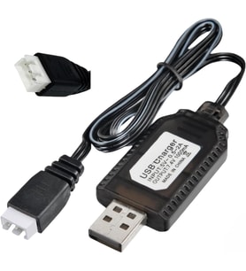 7.4V Li-ion SM-3P Soket Drone Bataryası USB Şarj Kablosu