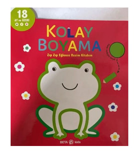 Kolay Boyama Zıp Zıp Eğlence Resim Kitabım