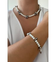 Işıltılı Inci Kolye Bileklik Set