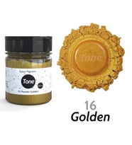 Resinin Tone Powder Golden Epoksi Toz Sedef Renk Pigmenti 100 ml