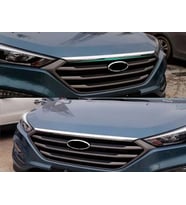 Hyundai Tucson Uyumlu 2015 2020 Ön Kaput Koruma Krom Parça