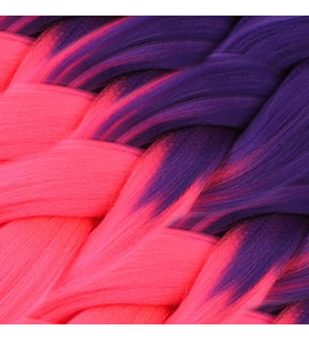 Afrika Örgülük Sen Ombreli 100 Gr. / Mor / Neon Pembe