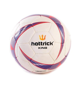 Hattrick King Futbol Topu El Dikişli No:5 (Beyaz - Kırmızı)