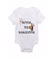 Benim Ilk Ramazanım Baskılı Bebek Body Zıbın