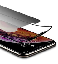Uyumlu Model Apple iPhone 13 Mini Privacy Hayalet Full Ekran Koruyucu (Siyah)