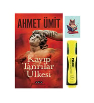 Kayıp Tanrılar Ülkesi 9789750850417 - Ahmet Ümit - YKY -Sarı Fosforlu Kalem - not defter seti (Renksiz)