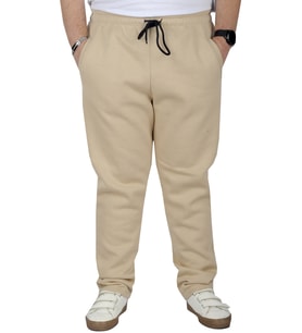 Mode XL Büyük Beden Erkek Eşofman Altı Classic 3 İp 11103 Bej