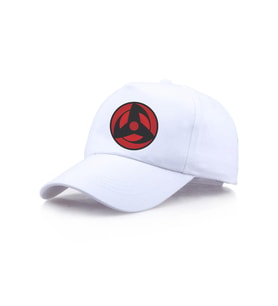 Kakashi Sharingan Logo Şapka (Beyaz)