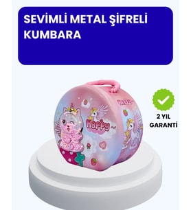 Çocuk Para Kasası Anahtarlı Güvenli Tasarruf Kutusu