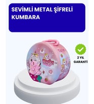 Çocuk Para Kasası Anahtarlı Güvenli Tasarruf Kutusu