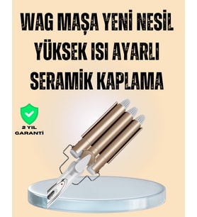 Ayarlanabilir Isılı Bukle Saç Maşası