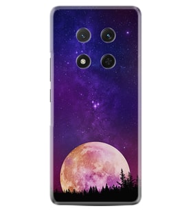 Honor Magic 7 Lite Kılıf Boutique Baskılı Resimli Mor Ay Pcode -025