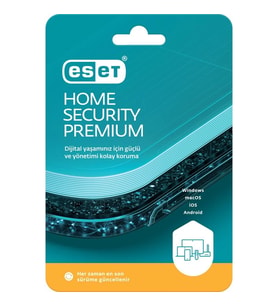 ESET HOME SECURITY PREMIUM 1 KULLANICI 1 YIL KUTU