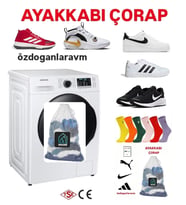 Spor Ayakabı  Çorap Yıkama Filesi 2 Adet