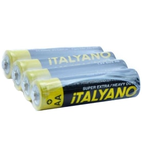 İtalyano Kalem Pil AA 4 Adet