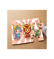 Savaşçı Kedicikler Tasarımlı 24 Parça Ahşap Çocuk Puzzle MPK0366