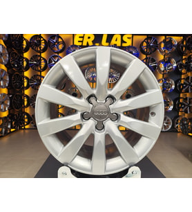 4 Adet AUDİ ORIJINAL 8*17 5*112 ET47 57.1 SILVER JANT REVİZE EDİLMİŞ (Takım)