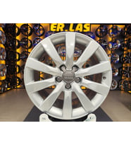 4 Adet AUDİ ORIJINAL 8*17 5*112 ET47 57.1 SILVER JANT REVİZE EDİLMİŞ (Takım)