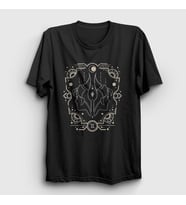 Presmono Unisex Siyah Gemini Zodiac Hediye İkizler Burcu T-Shirt 527180tt