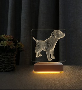 Köpekçik 3d Kişiye Özel İsimli Led Masa Lambası Doğum Günü Hediyesi Lamba