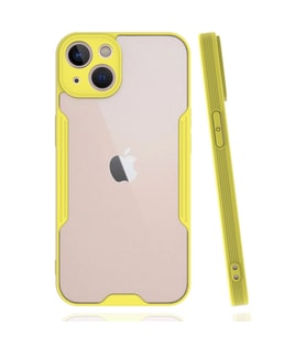 İphone 14 Plus Kılıf Platin Silikon - Sarı