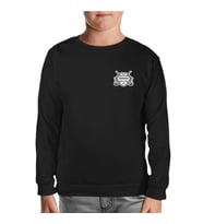 Golf Kulübü - Turnuva Siyah Çocuk Sweatshirt