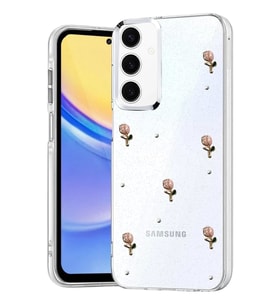 Newface Samsung Galaxy S24 FE Fiyonk Desenli Kapak - Desen 6
