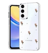 Newface Samsung Galaxy S24 FE Fiyonk Desenli Kapak - Desen 6