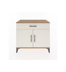 Hyperion Şifonyer 2 Raflı Tek Çekmeceli 2 Kapaklı 88x44x80 Çam-Aytaşı