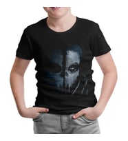 Call of Duty - Ghosts Mask Siyah Çocuk Tshirt