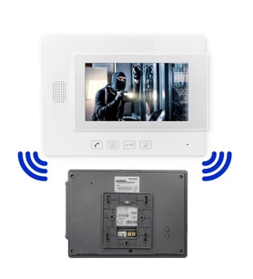 Powermaster Görüntülü Kapı Diyafonu Daire İçi Görüntülü Kapı Zili Paneli 7 İnç Ekranlı