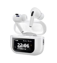 A88 Pro Oled Ekranlı Bluetooth 5.0 ANC/ENC Kulak İçi Kulaklık Beyaz