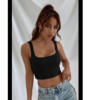 Fantezia Night Kadın Haki Yeşili Kalın Askılı Crop Top Büstiyer