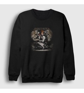 Presmono Unisex Siyah Apocalypse Draconian Sweatshirt 374860tt