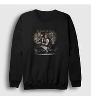Presmono Unisex Siyah Apocalypse Draconian Sweatshirt 374860tt