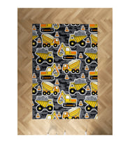 MEKTA HOME BEBEK VE ÇOCUK ODASI İş Makine Desenli Halı
