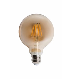4286 6w Rustik Led G90 Glop Ampul (E27)(AMBER)