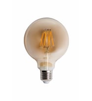 4286 6w Rustik Led G90 Glop Ampul (E27)(AMBER)