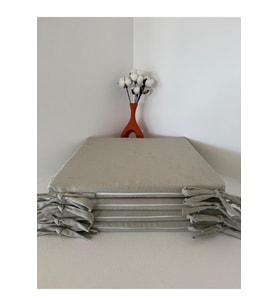 40*40*2,5 SÜNGERLİ FERMUARLI BAĞCIKLI SANDALYE MİNDERİ