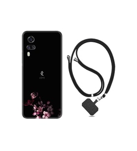 Vivo Y51 Kılıf Silikon Desen Boyun Askılı Love 1629