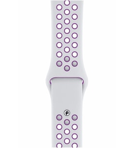 Pazariz Apple Watch Uyumlu 42-44-45 Mm  Bileklik Spor Band Delikli Kordon  (Sarı)