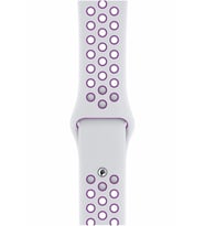 Pazariz Apple Watch Uyumlu 42-44-45 Mm  Bileklik Spor Band Delikli Kordon  (Sarı)