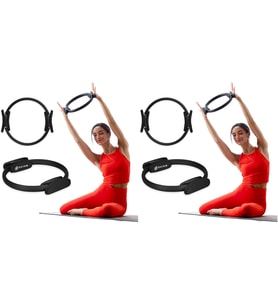 Pilates Ring Fitness Çemberi, Tonlama Kolları, Bacaklar ve Çekirdek