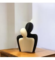 Sen ve Ben Minimalist Sarılma Figürü Obje (9x14cm)