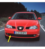 Seat İbiza 2003-2009 Ön Tampon Sağ Sis Farı Kapağı 6L0853666L