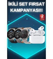 Aynalı Bluetooth Kulaklık Yeni Nesil Akıllı Saat Titreşimli Nabız Ölçer Spor Modları