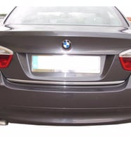 BMW E90 3 Serisi Formlu Krom Bagaj Alt Çıtası 2005-2012 Paslanmaz