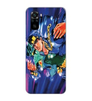 Xiaomi Redmi Note 10 / Note 10S Uyumlu JoJo's Bizarre Adventure Tasarımlı Şeffaf Telefon Kılıfı